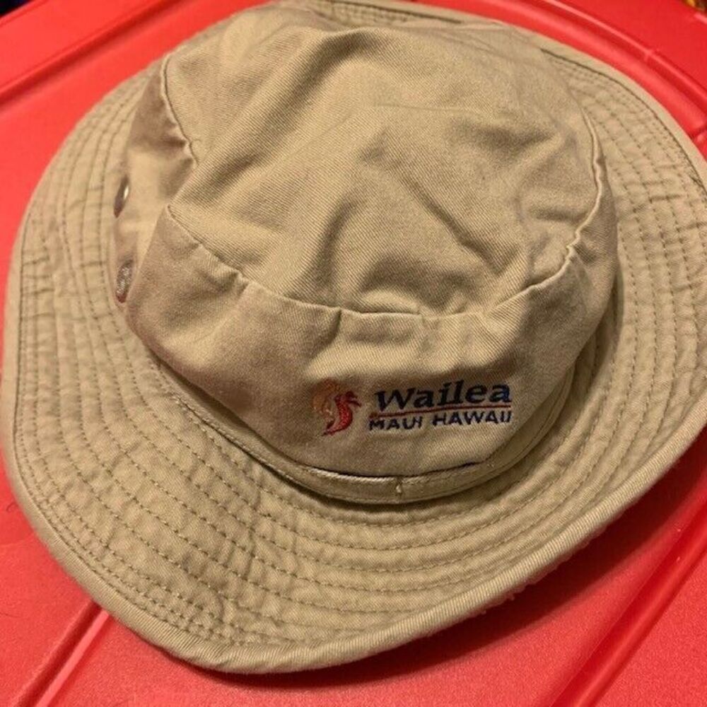 WAILEA MAUI HAWAII SIZE M/L 4 HEAD PERFORMANCE BOONIE SUN HAT